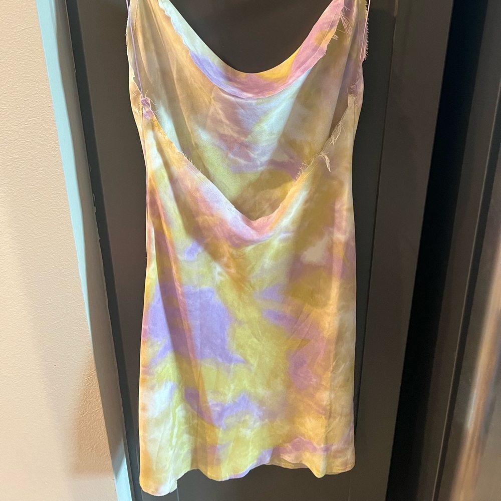 Silky Backless Mini Dress - Picture 2 of 2